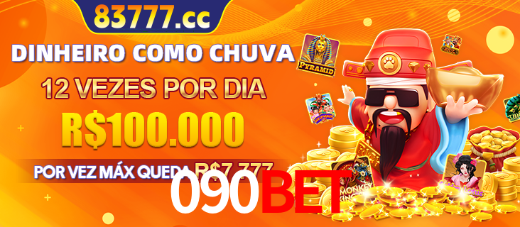 Banner do programa de recompensas Recomende para amigos do 090BET, detalhando os bônus por convidar amigos, com prêmios que chegam a R$288.888.